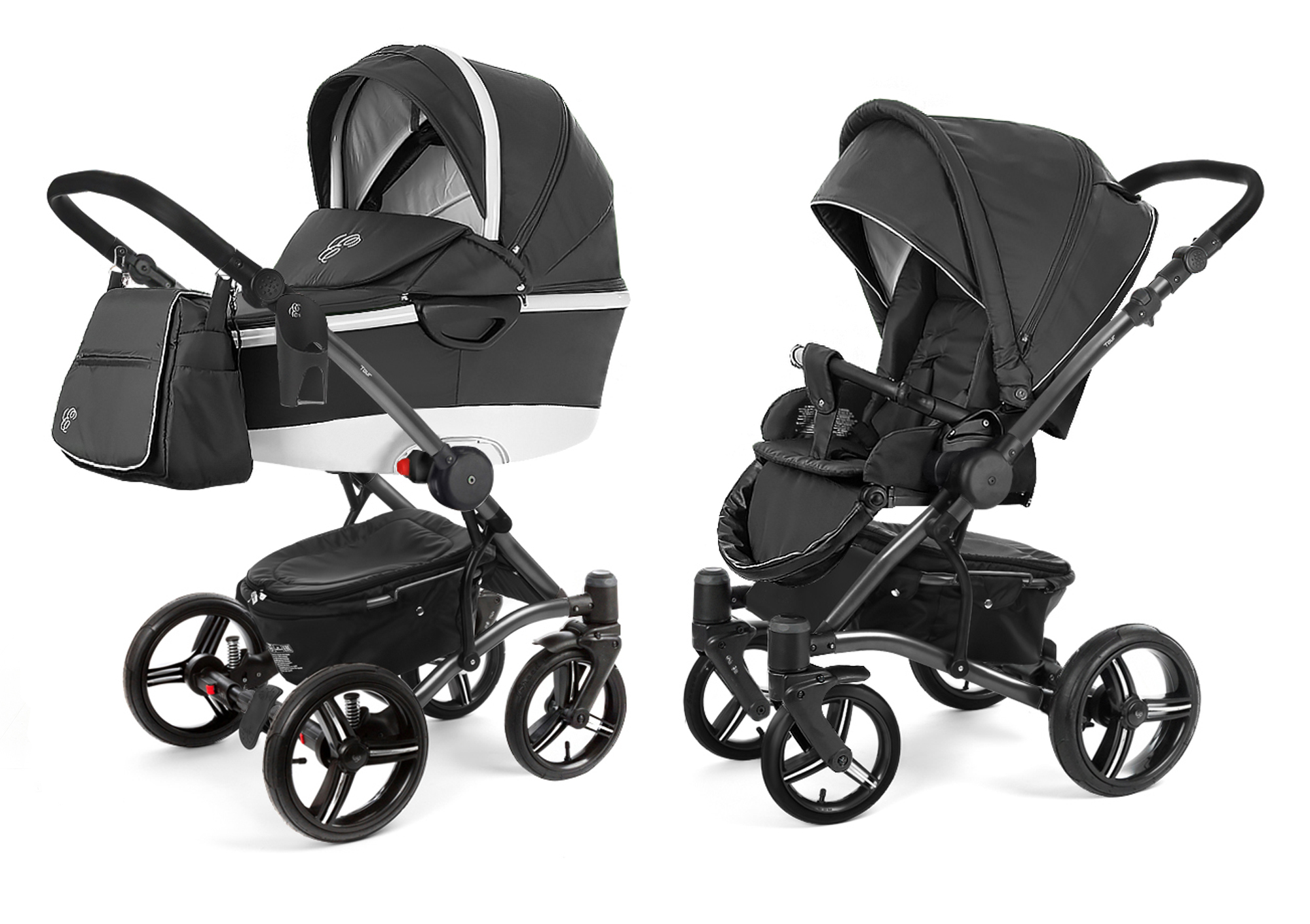 Коляска 2 в 1 Esspero Tour Alu (шасси Graphite) Dark