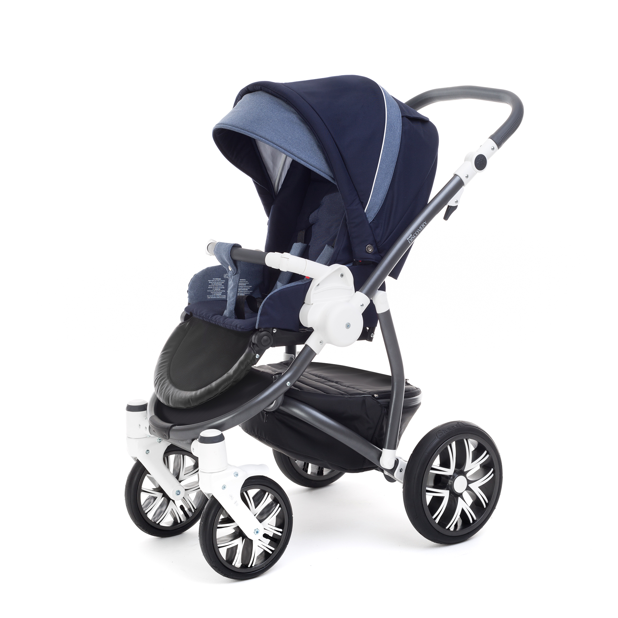 Прогулочная коляска Esspero Grand Discovery (шасси Graphite White) Deep Night