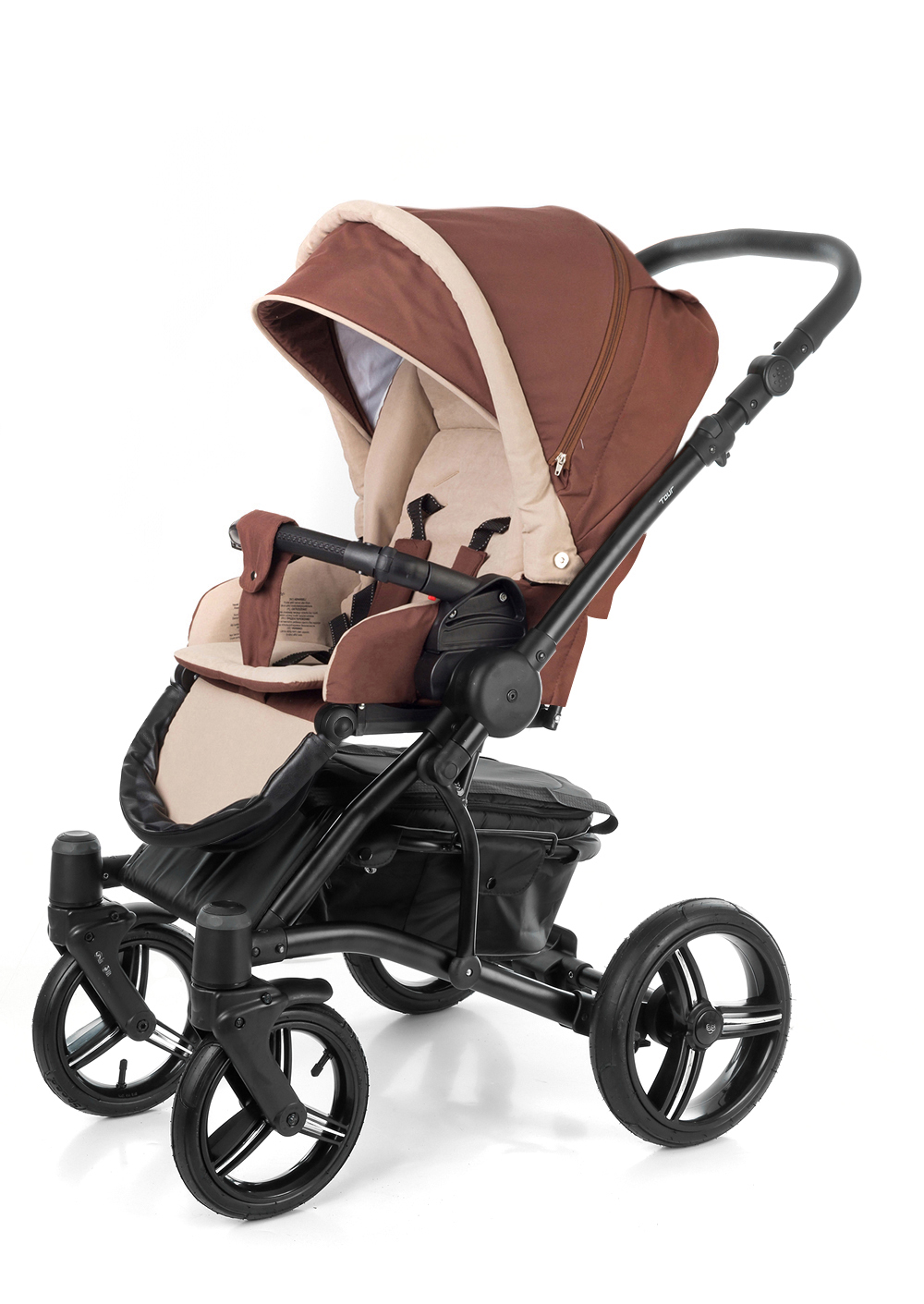 Прогулочная коляска Esspero Tour (шасси Black) Brown Beige