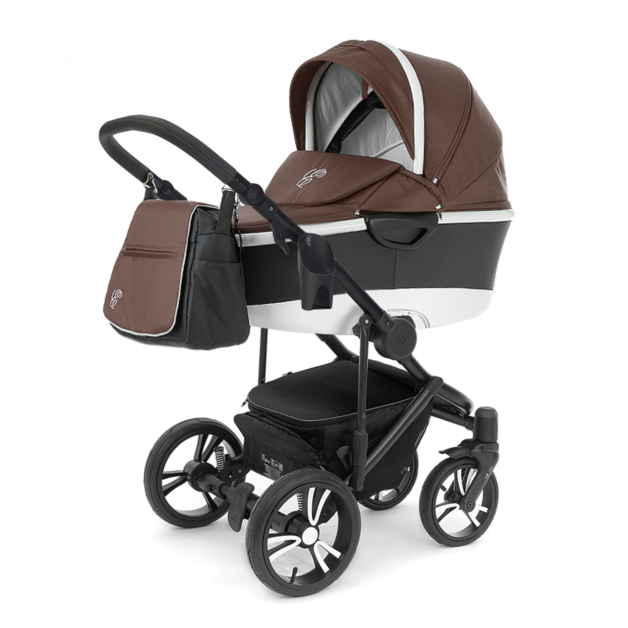 Коляска для новорожденных Esspero Magic Pro Alu (шасси Black) Brown