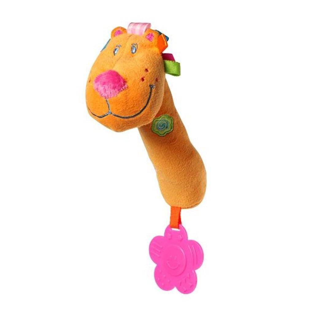 Игрушка пищащая с прорезывателем BabyOno Лев