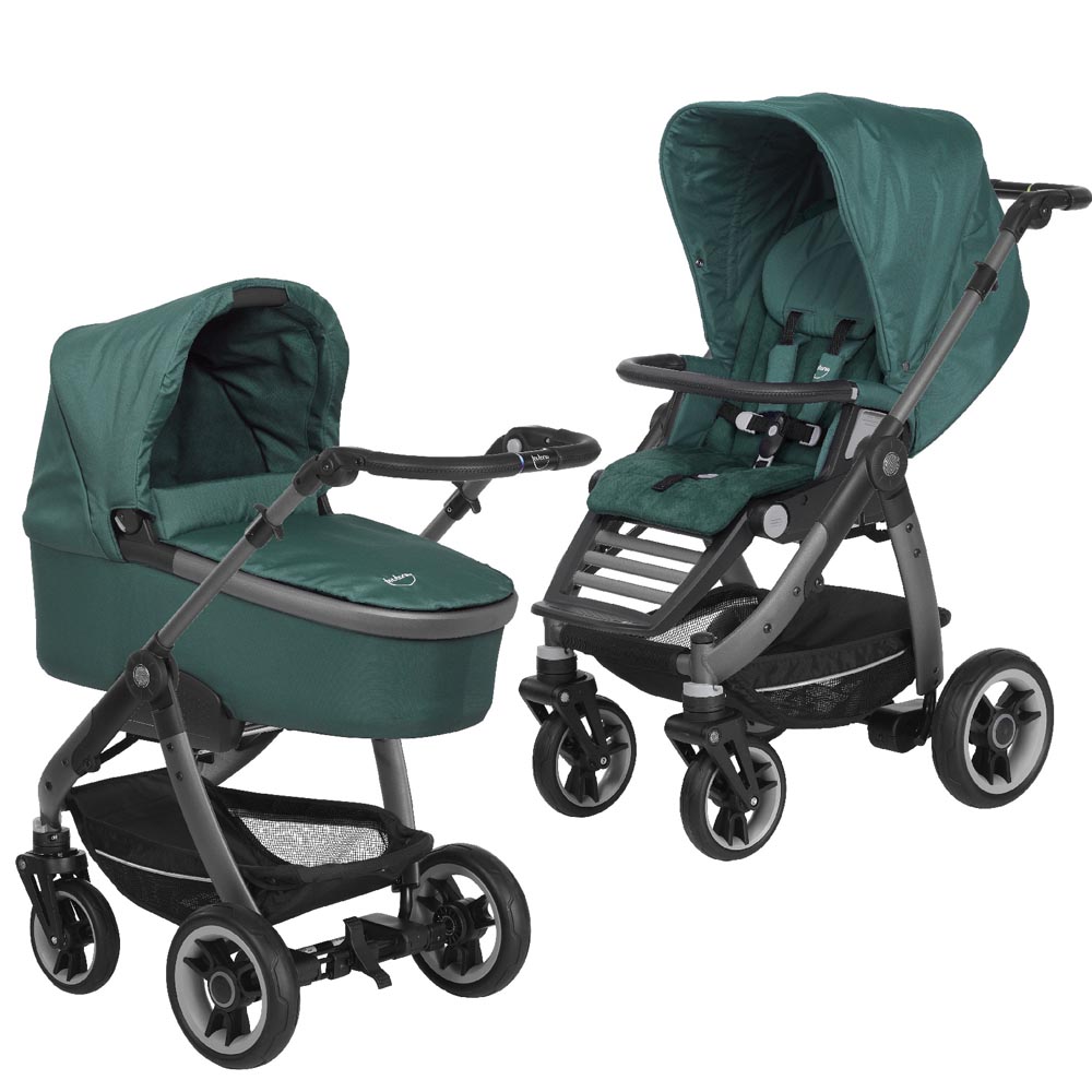 Коляска 2 в 1 Teutonia Cosmo V4 (шасси Graphite) 6130 Jade