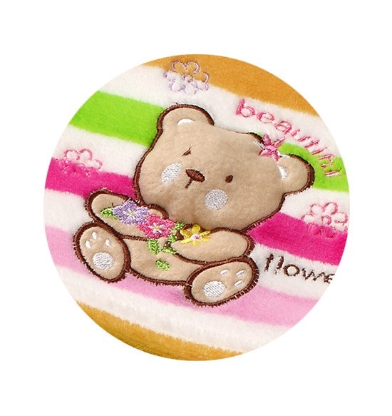 Плед с пищалкой BabyOno (75*100 см) Мишка