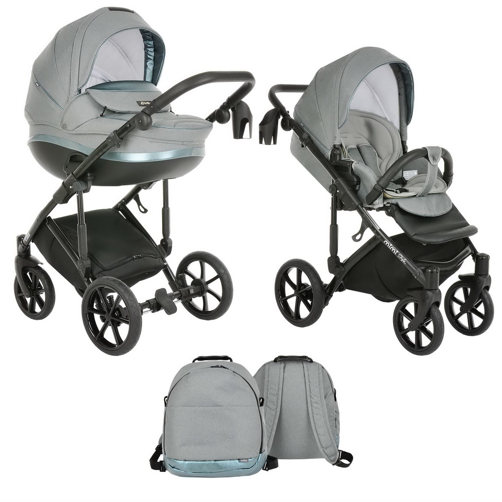 Коляска 2 в 1 Tutis Mimi Style (2021) Turquoise