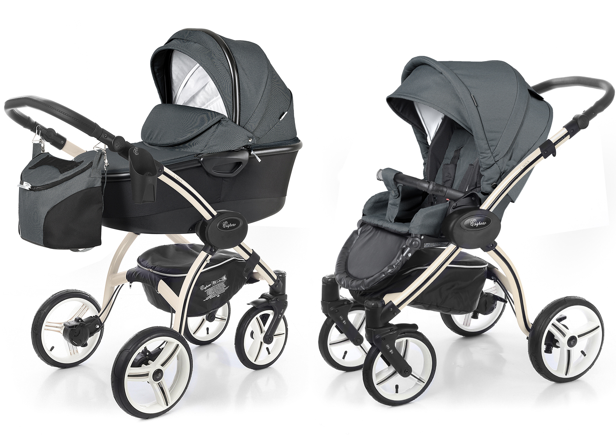 Коляска 2 в 1 Esspero I-Nova Alu (шасси Beige) Onyx