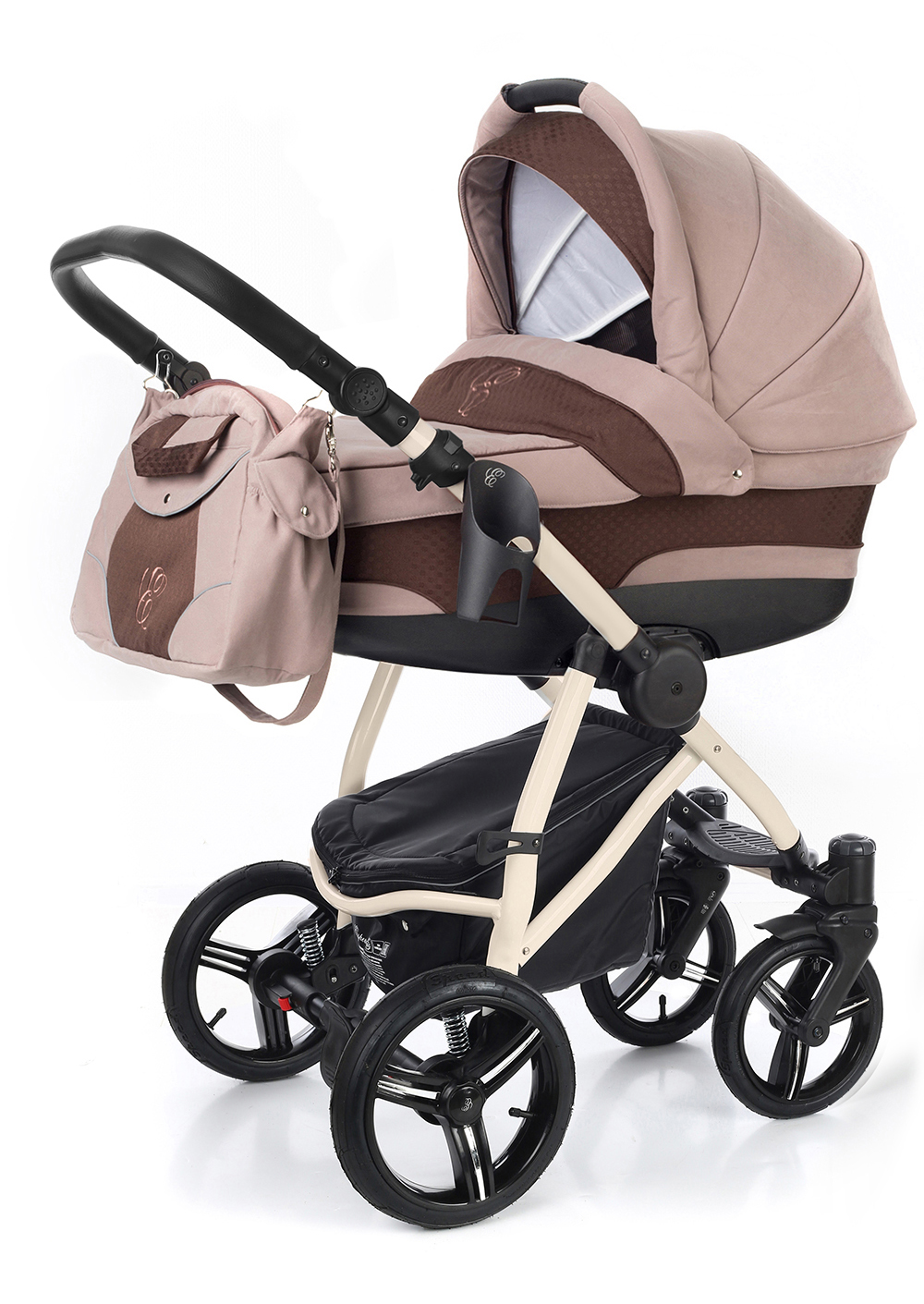 Коляска для новорожденных Esspero Newborn Lux (шасси Beige) Luna