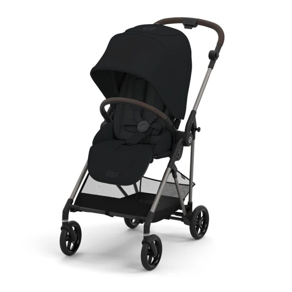 Прогулочная коляска Cybex Melio Magic Black с дождевиком