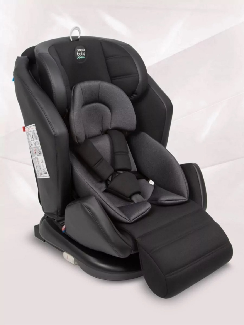Автокресло AMAROBABY Favorite ISOFIX чёрный/графит