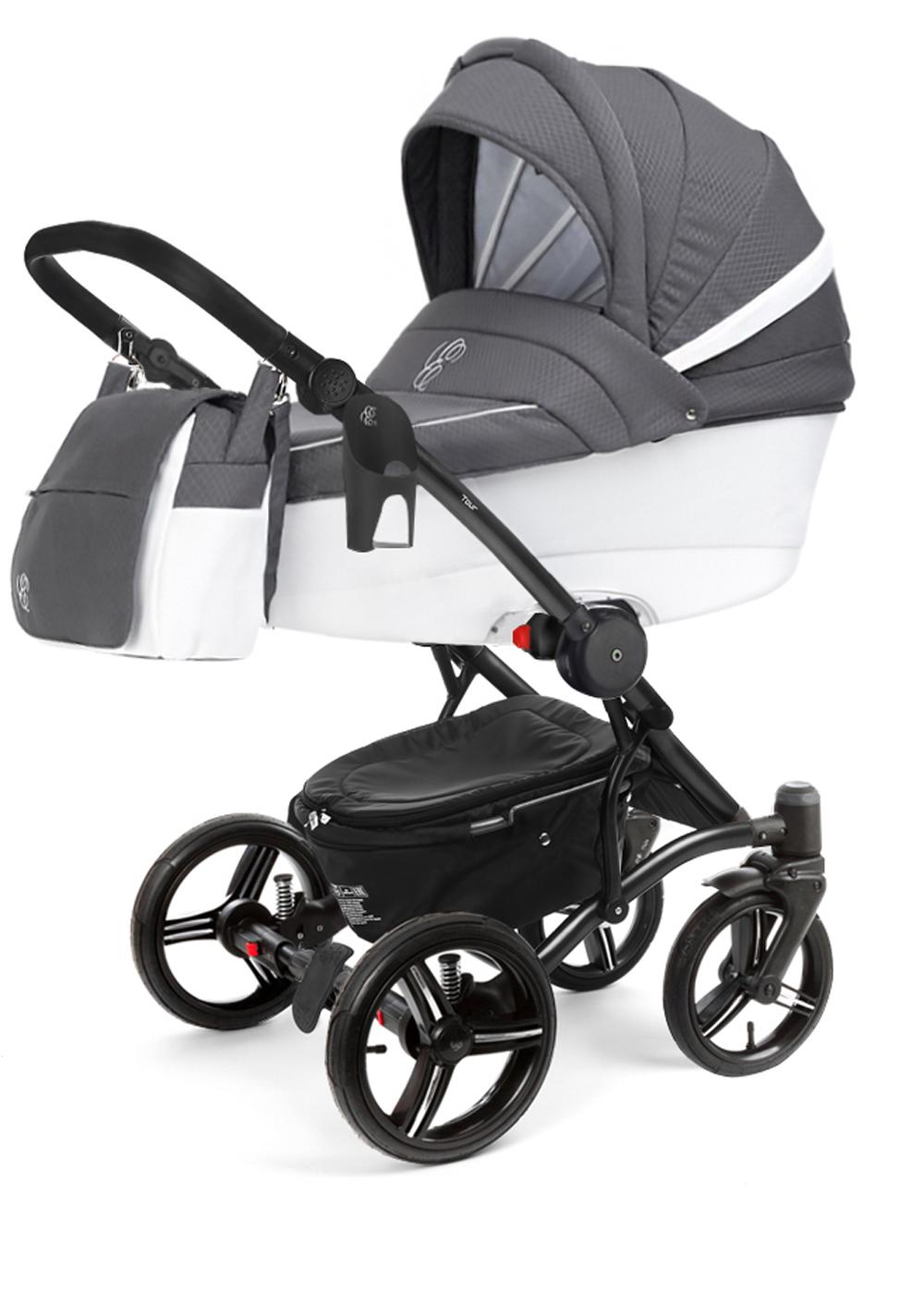 Коляска для новорожденных Esspero Tour Leatherette (шасси Black) Diamond