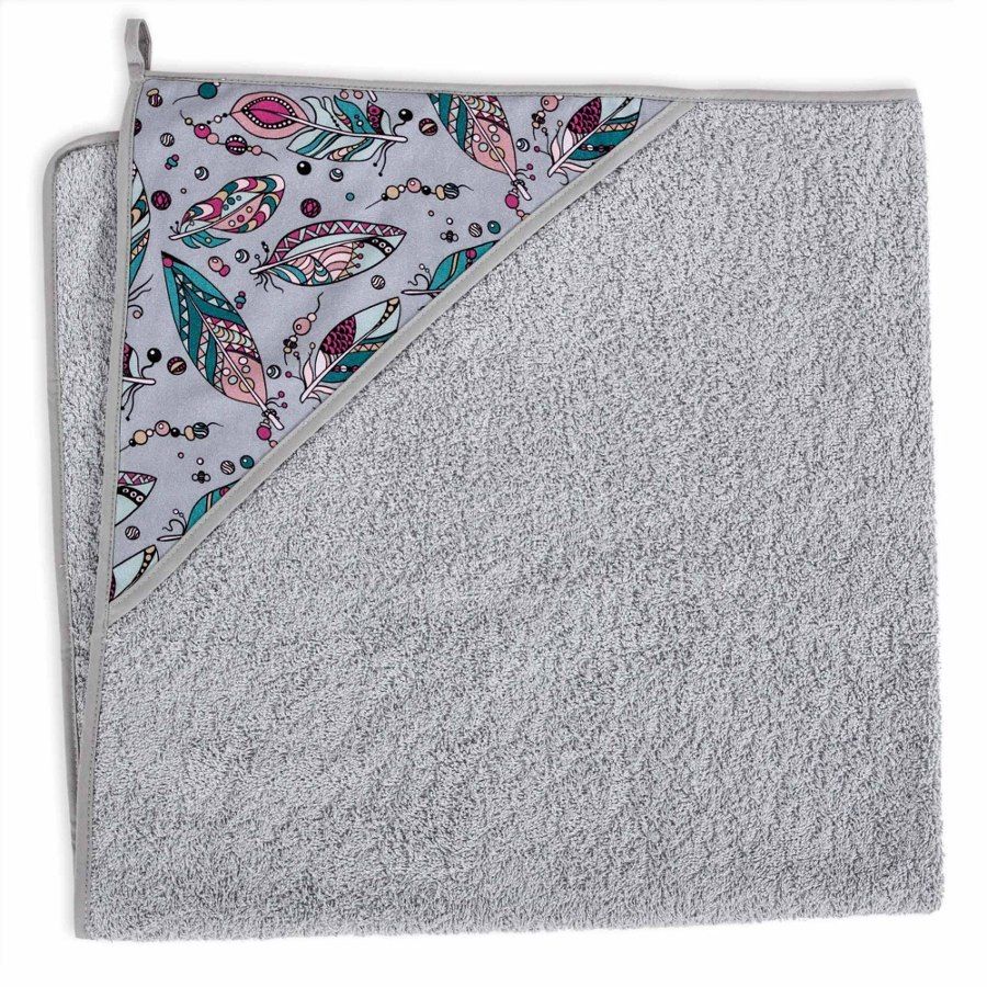 Полотенце-уголок Ceba Baby 100x100 см Plumas W-815-111-558