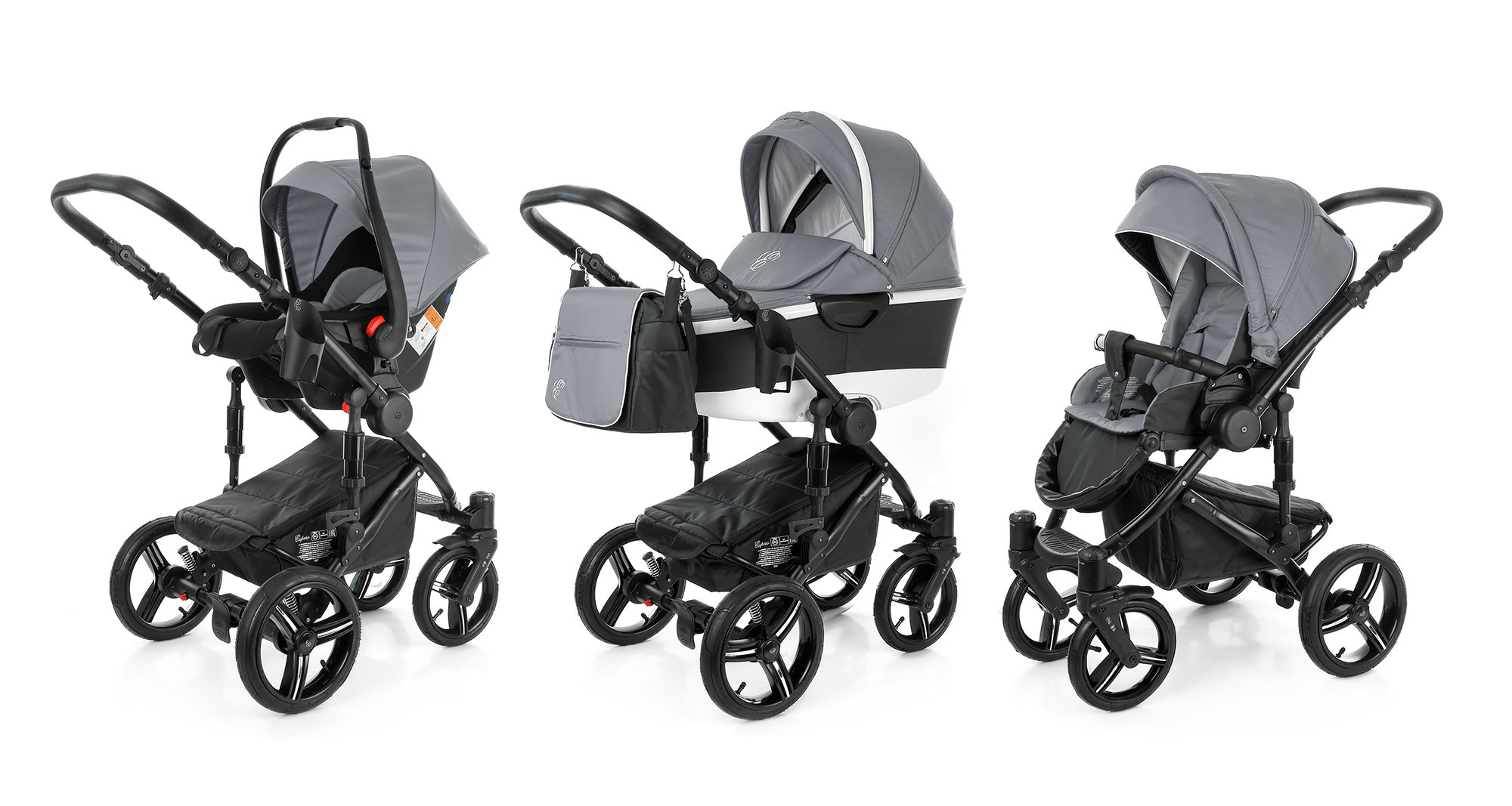 Коляска 3 в 1 Esspero Magic Alu (шасси Black) Grey