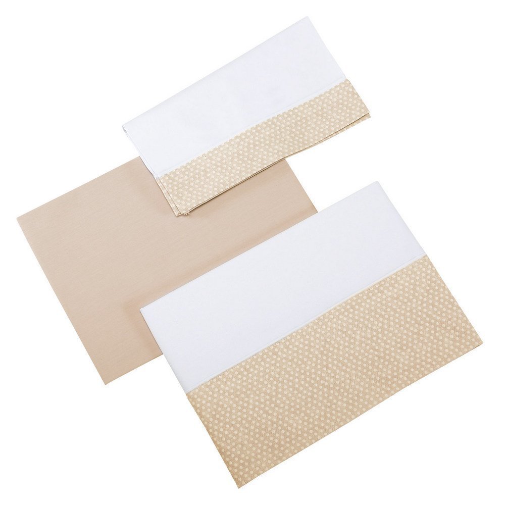 Постельное белье Micuna Galaxy 3 предмета 140*70 ТХ-823 beige