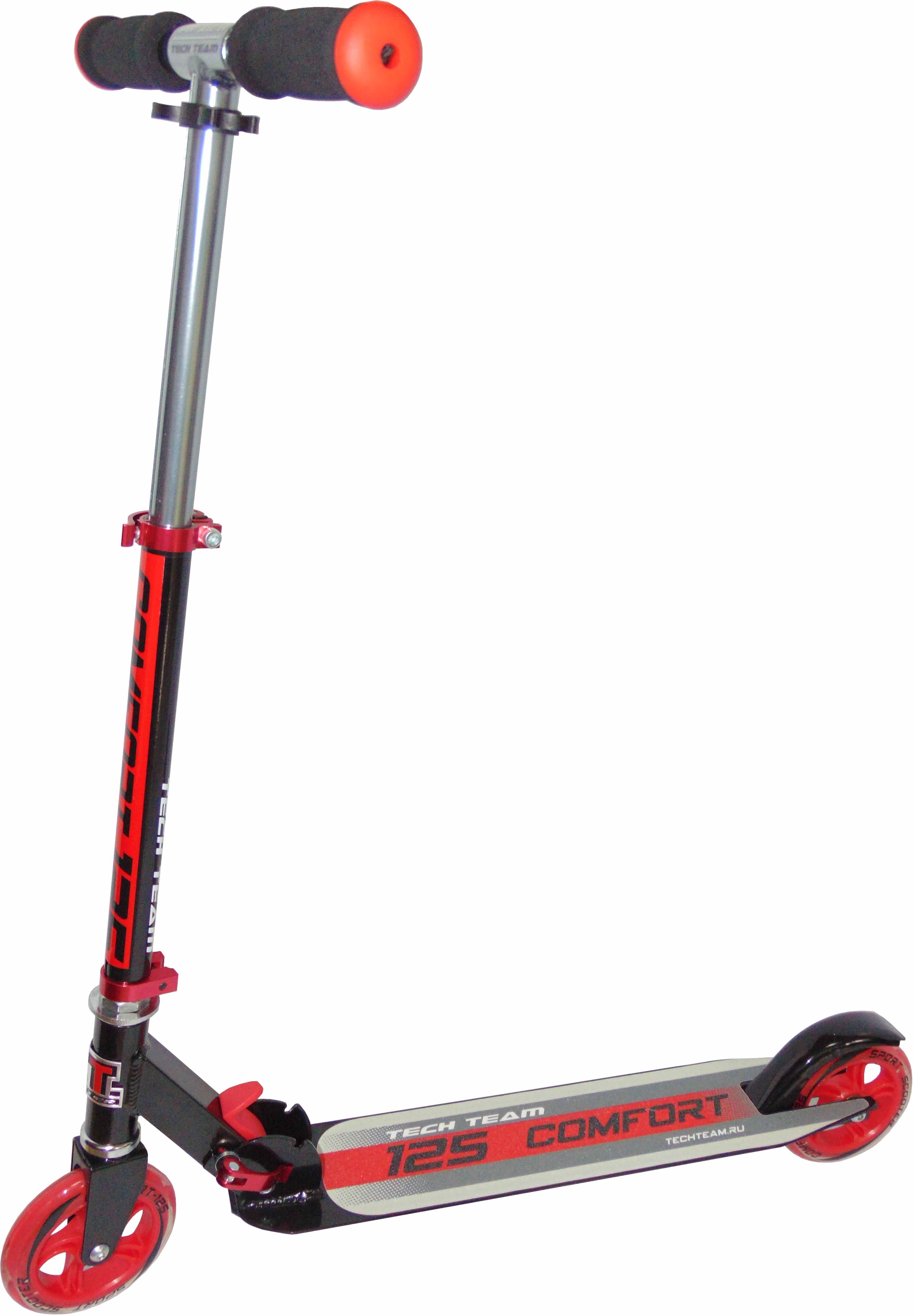 Самокат TechTeam TT-125 Comfort красный