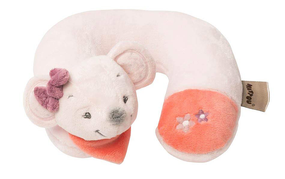 Подушка-подголовник Nattou Neck pillow Adele Valentine Мышка 424370