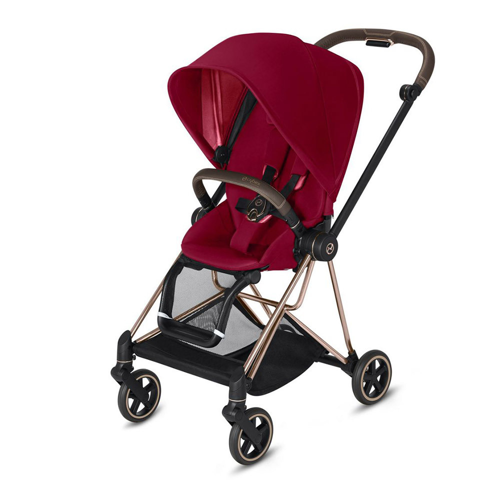 Прогулочная коляска Cybex MIOS III (шасси Rosegold) True Red