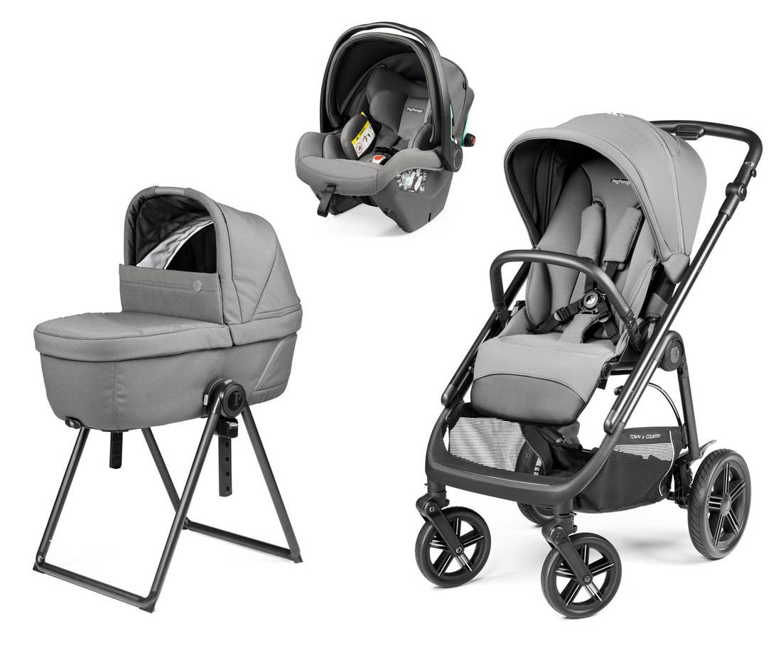 Коляска 3 в 1 Peg Perego Veloce TC Belvedere Lounge Mercury New