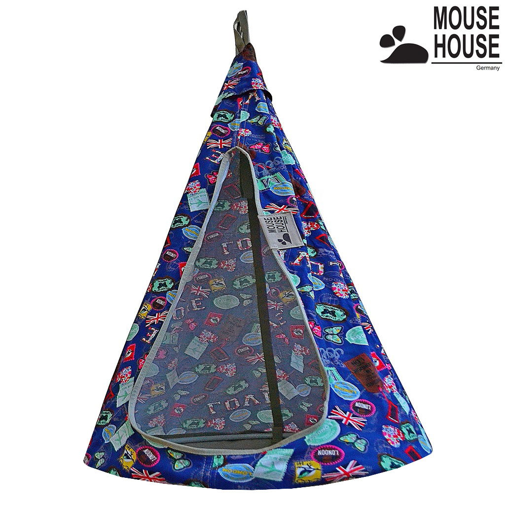 Гамак MOUSE HOUSE диаметр 80 см Бирки синие