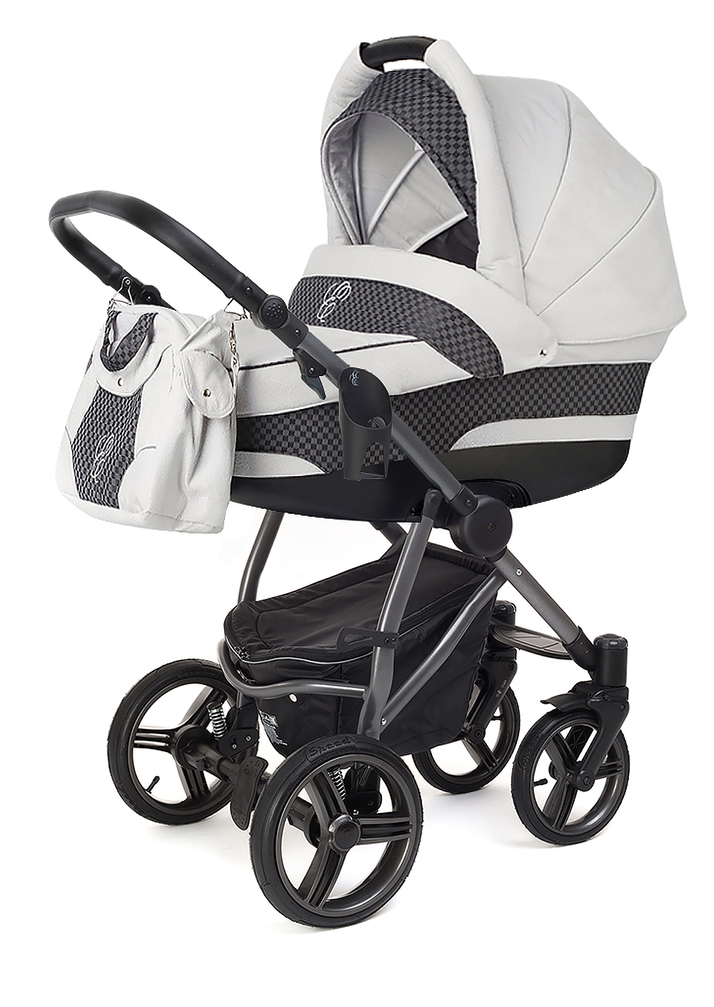 Коляска для новорожденных Esspero Newborn Lux (шасси Graphite) Light Chek