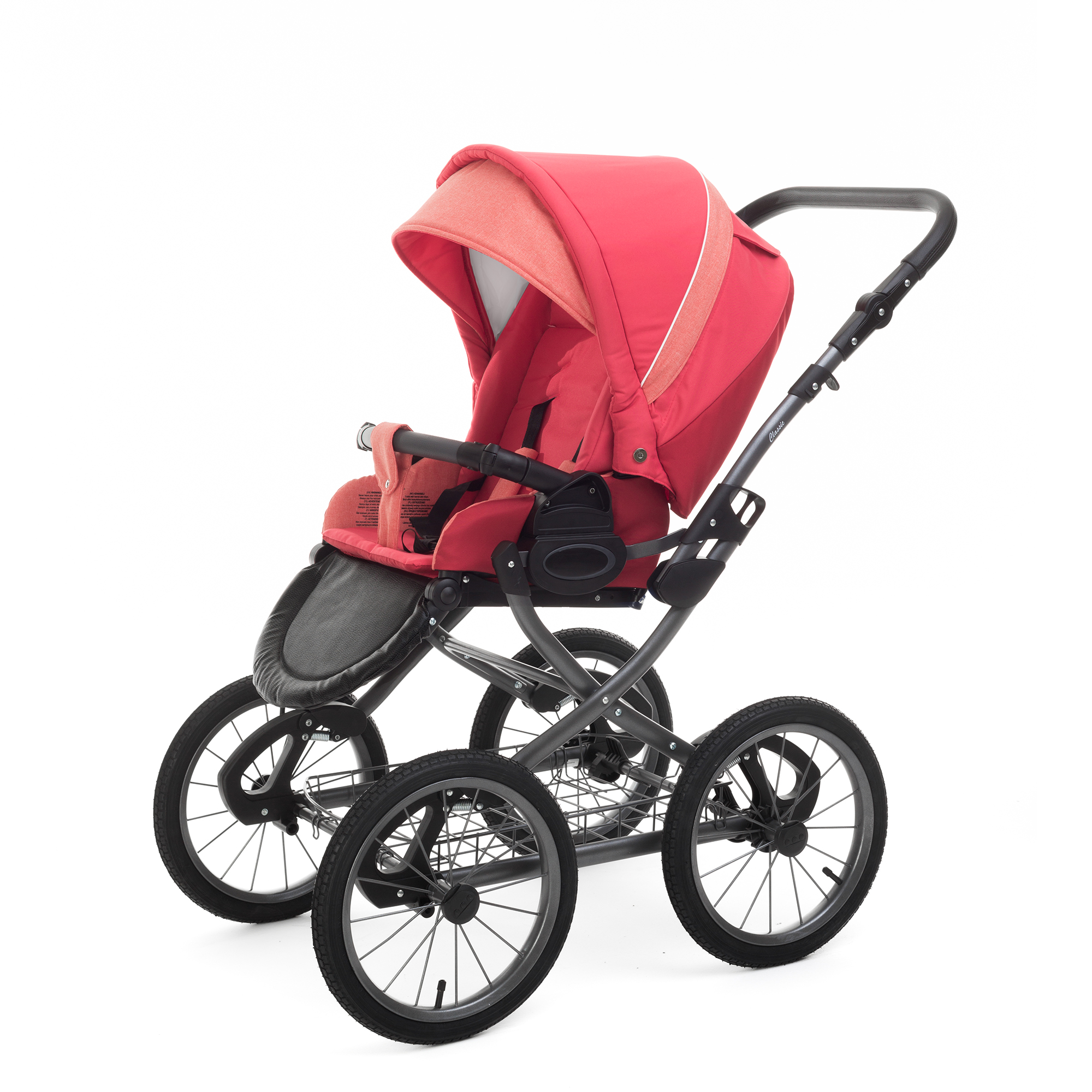 Прогулочная коляска Esspero Grand Classic (шасси Graphite) Red Sunset