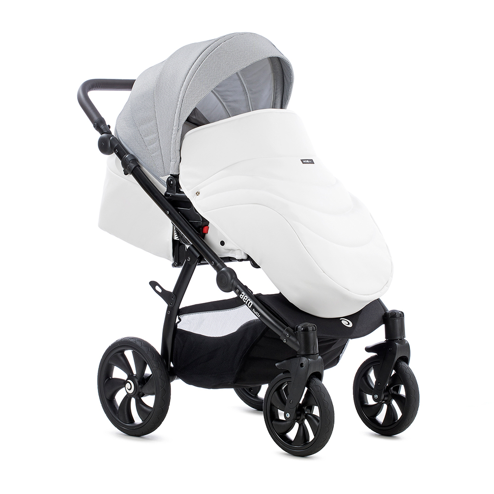 Прогулочная коляска Tutis Aero White Leather