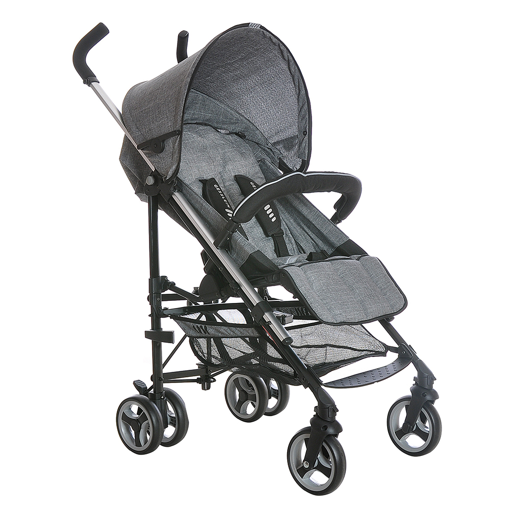 Прогулочная коляска Gesslein S5 2+4 SPORT GRAU MELIERT