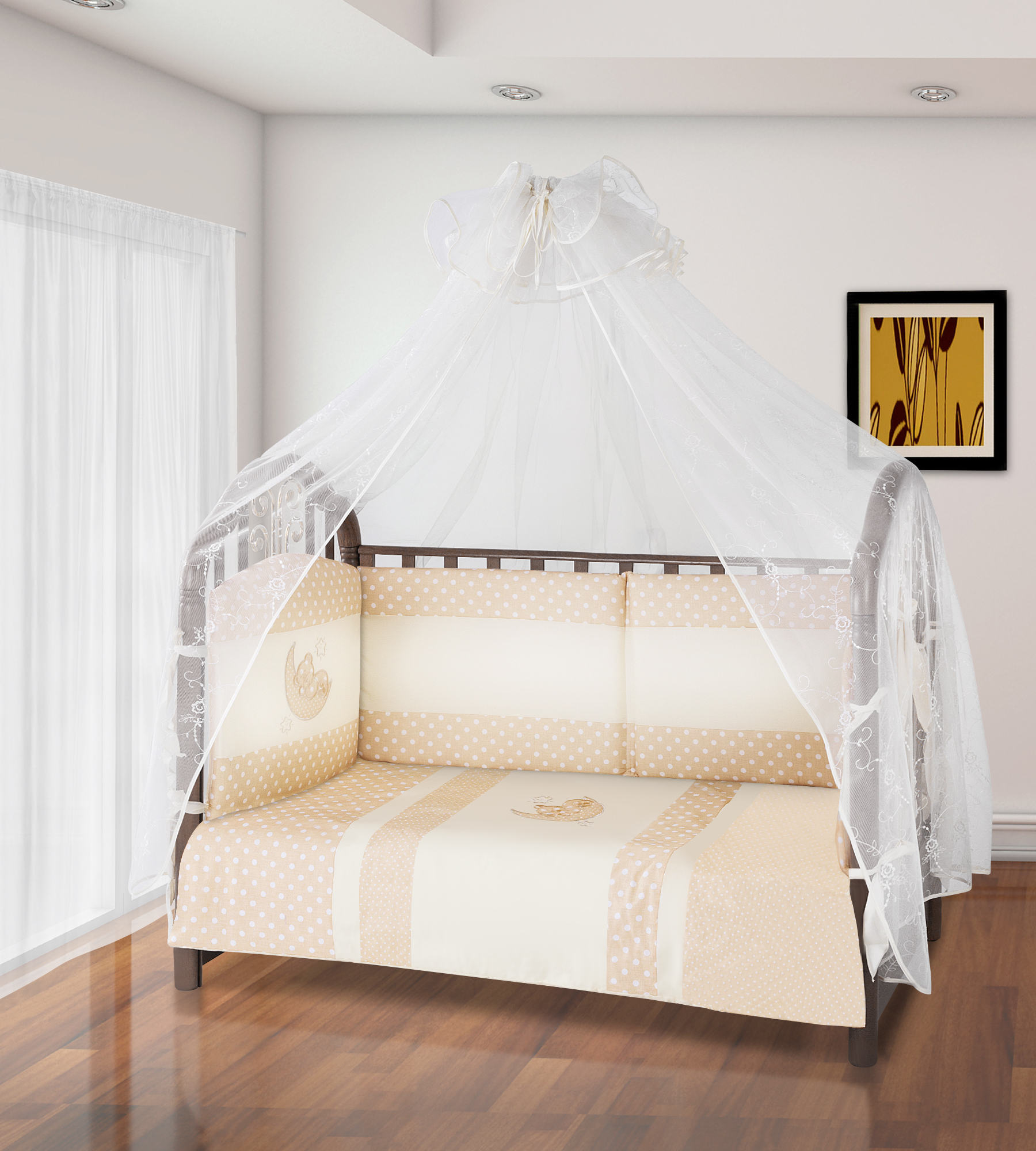 Комплект постельного белья Esspero Merry Moon Beige (125x65)