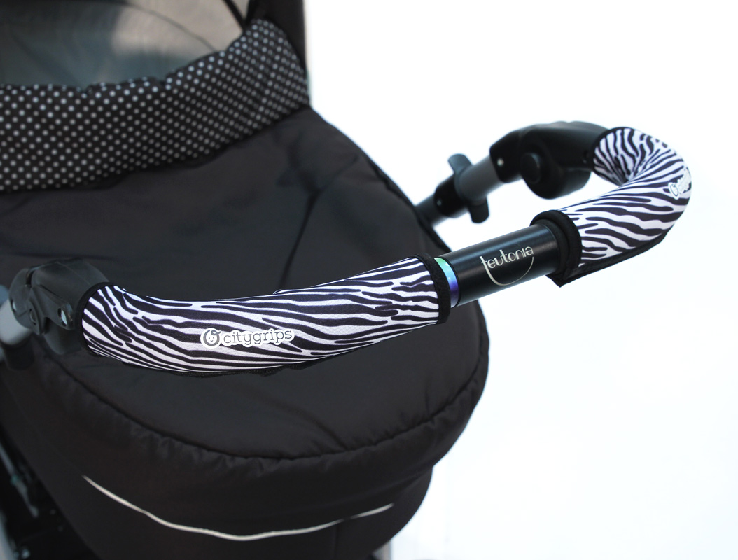 Чехлы Choopie CityGrips на ручки для универсальной коляски длинные 510 Zebra