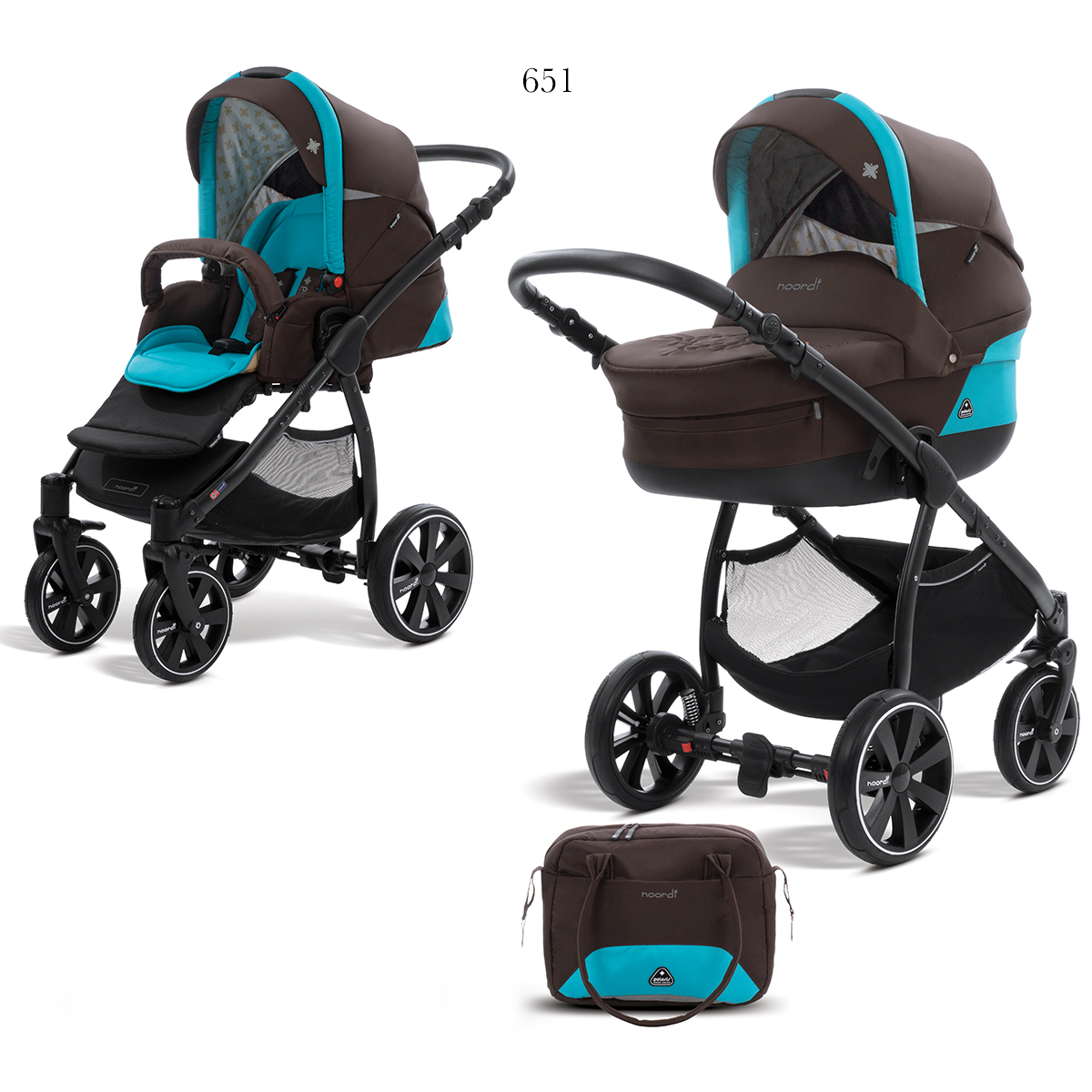 Коляска 2 в 1 Noordi Polaris Sport 651