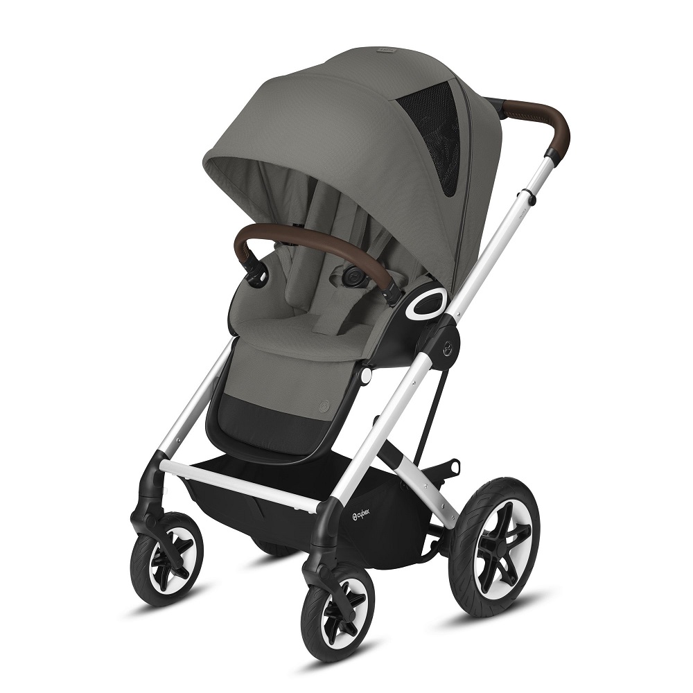 Прогулочная коляска Cybex Talos S Lux Soho Grey с дождевиком