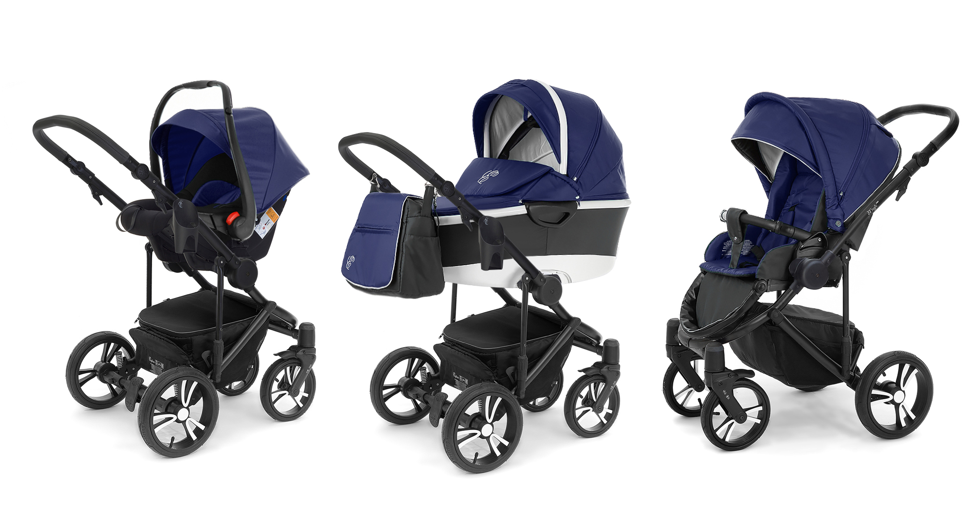 Коляска 3 в 1 Esspero Magic Pro Alu (шасси Black) Navy