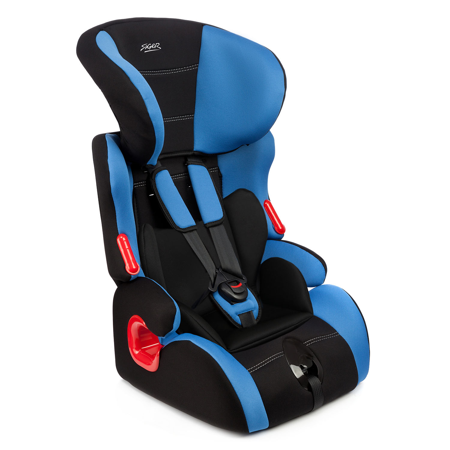 Автокресло Siger КОСМО Lux, гр. 1+2+3 синий
