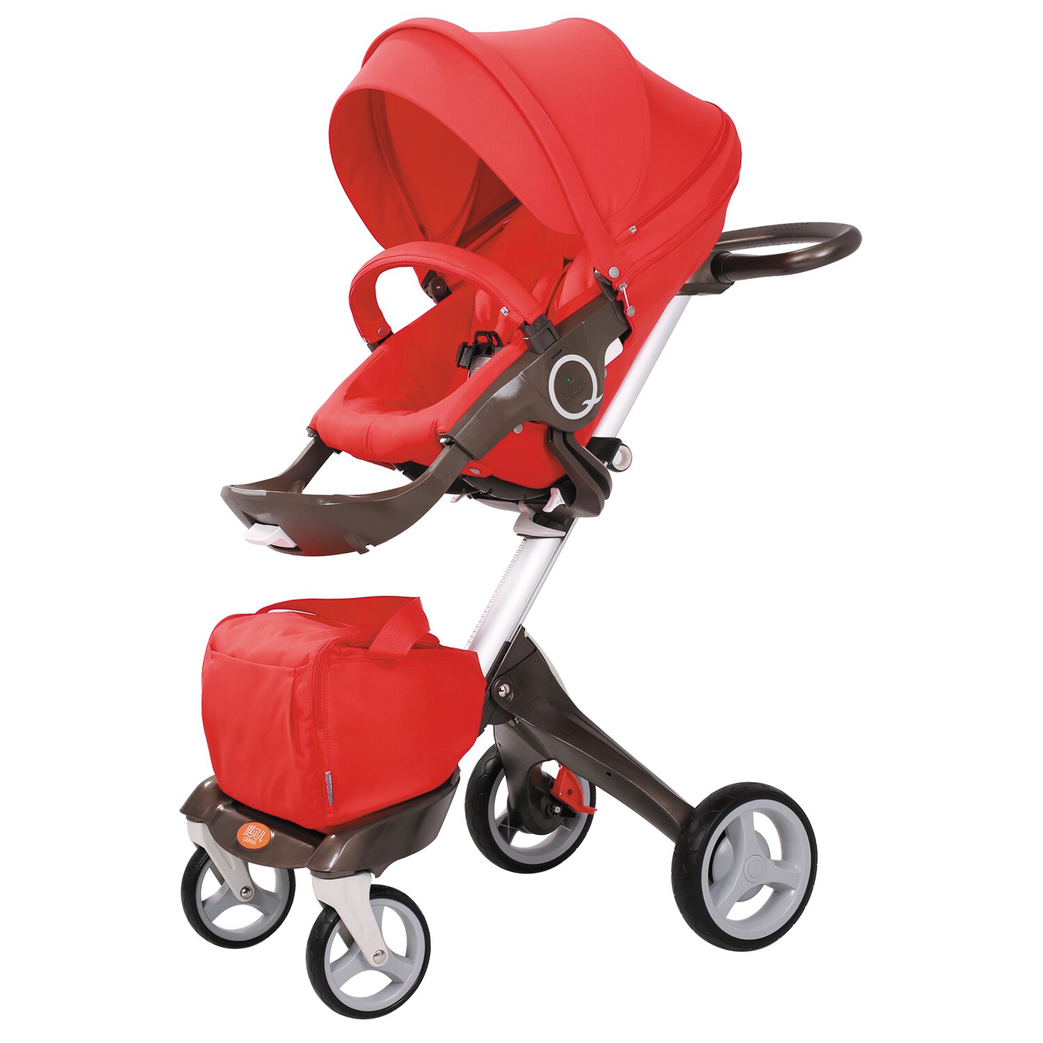 Коляска 2 в 1 Nuovita Sogno Rosso