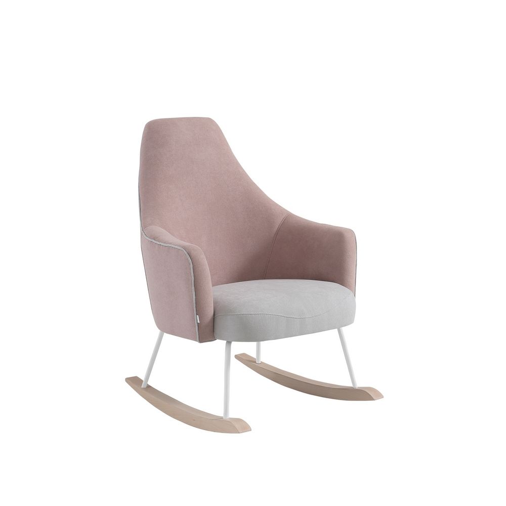 Кресло-качалка Micuna Wing/Moom Waterwood (Pink tierra/Light grey)