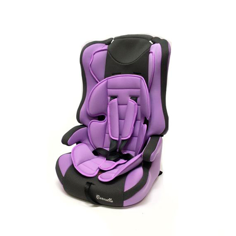Автокресло Carmella 513 RF, гр. 1+2+3 38 lilac-black dot