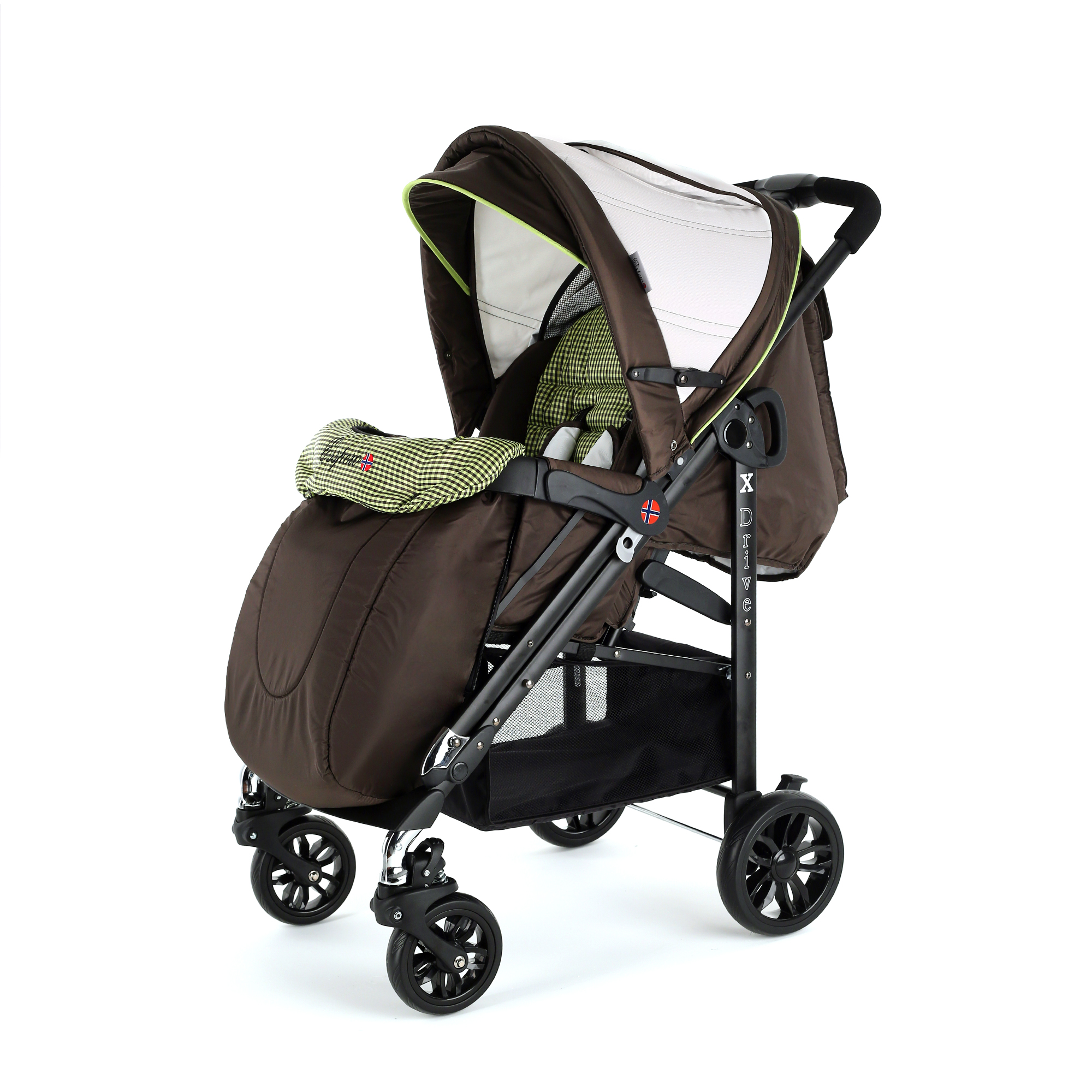 Прогулочная коляска Esspero X-Drive Complect Amber Black Checker