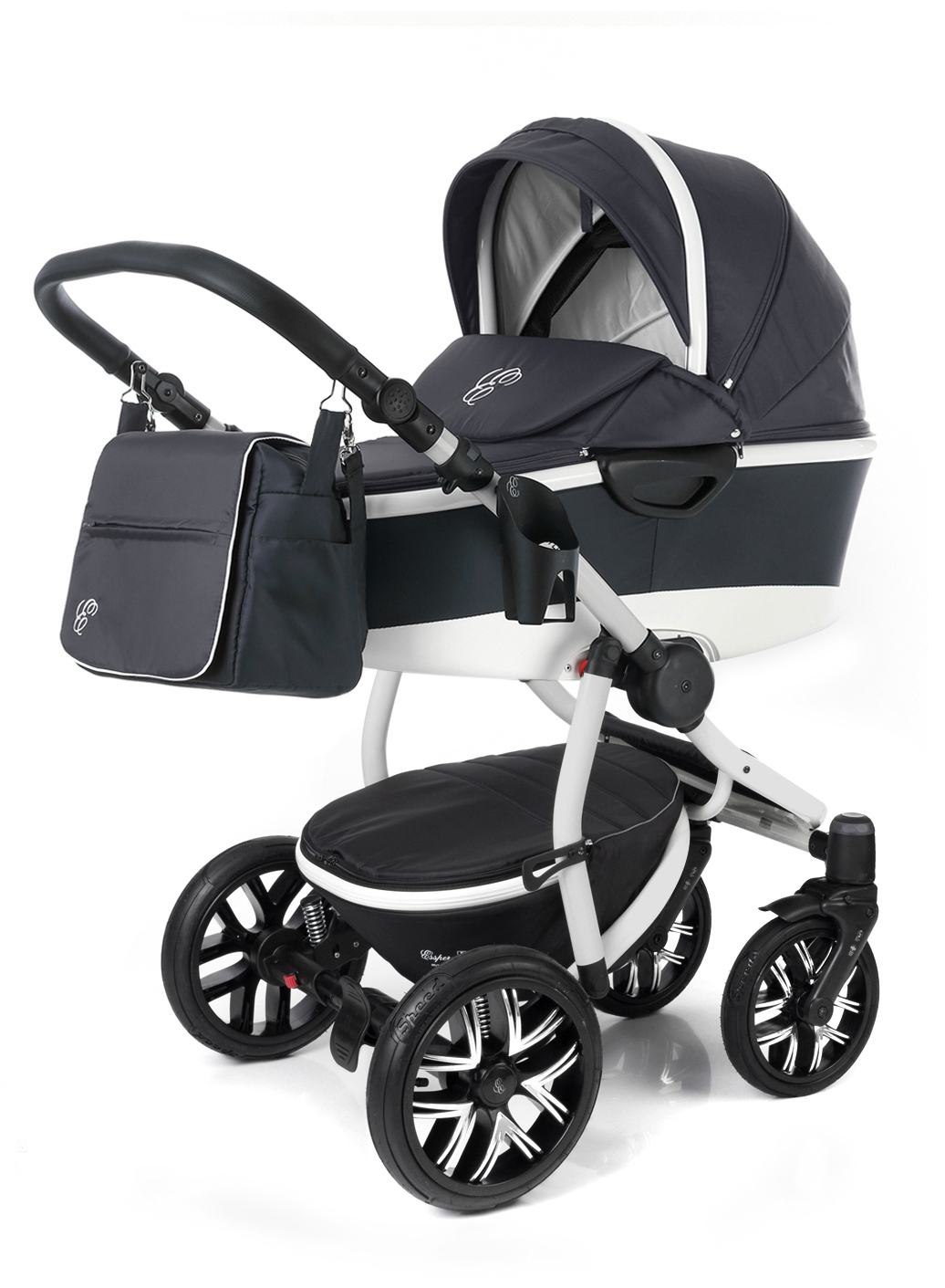 Коляска для новорожденных Esspero Discovery Alu (шасси Grey) Dark