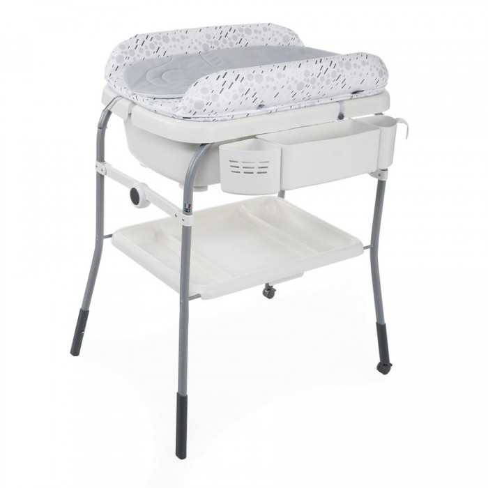 Пеленальный столик с ванночкой Chicco Cuddle & Bubble Comfort Cool Grey