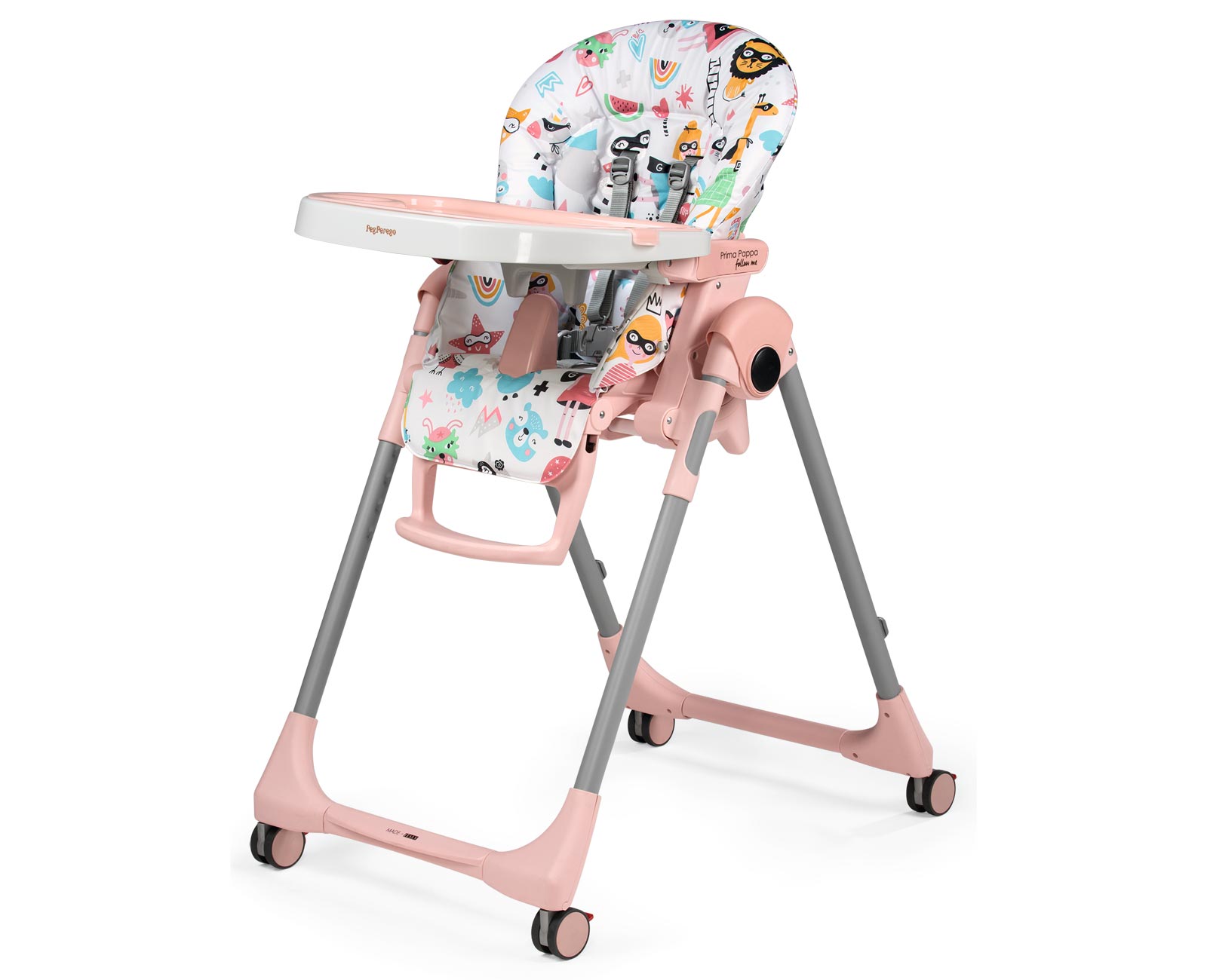 Стульчик для кормления Peg Perego Prima Pappa Follow Me Super Girl