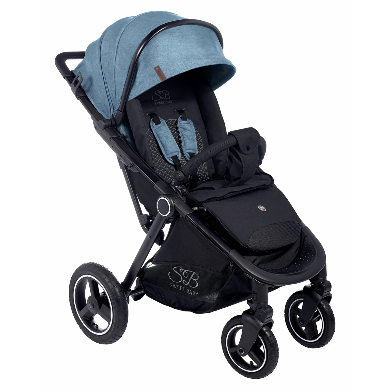 Прогулочная коляска Sweet Baby Suburban Compatto Blue (Air)