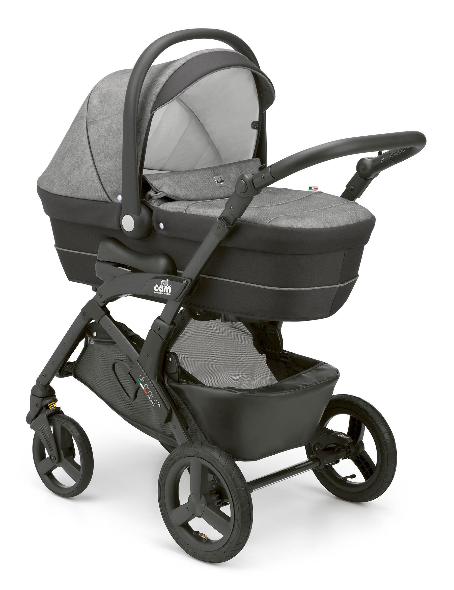 Коляска 3 в 1 Cam Dinamico Up Smart (шасси Black) 653