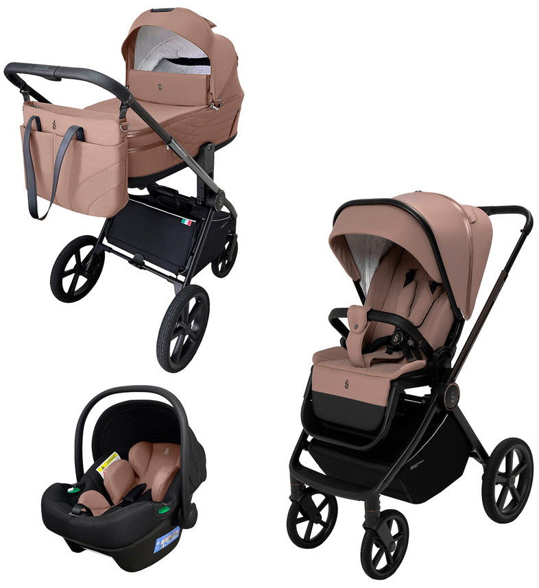 Коляска 3 в 1 SBL Elegante Therma Beige