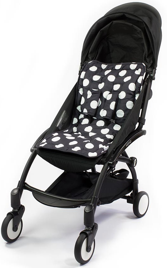 Матрасик Choopie для коляски с чехлами на ремни CityLiner 611 Polka Dot