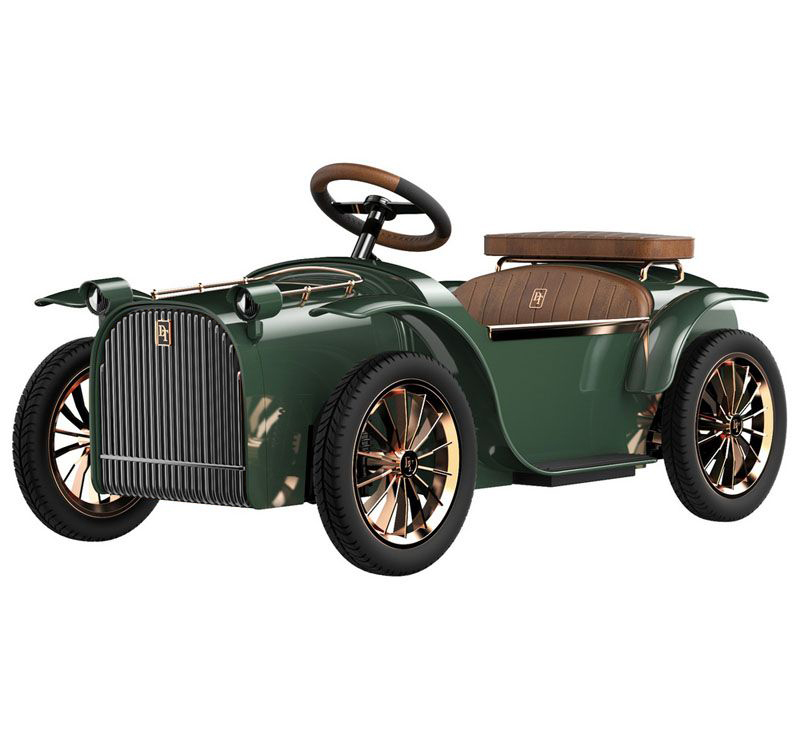 Электромобиль D.Throne Classic Famaly Car зеленый