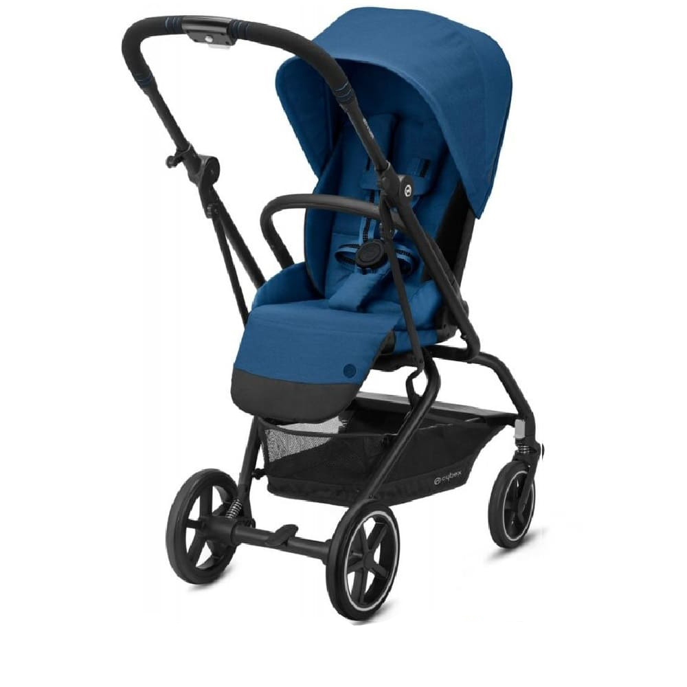 Прогулочная коляска Cybex Eezy S Twist Plus 2 Navy Blue с бампером