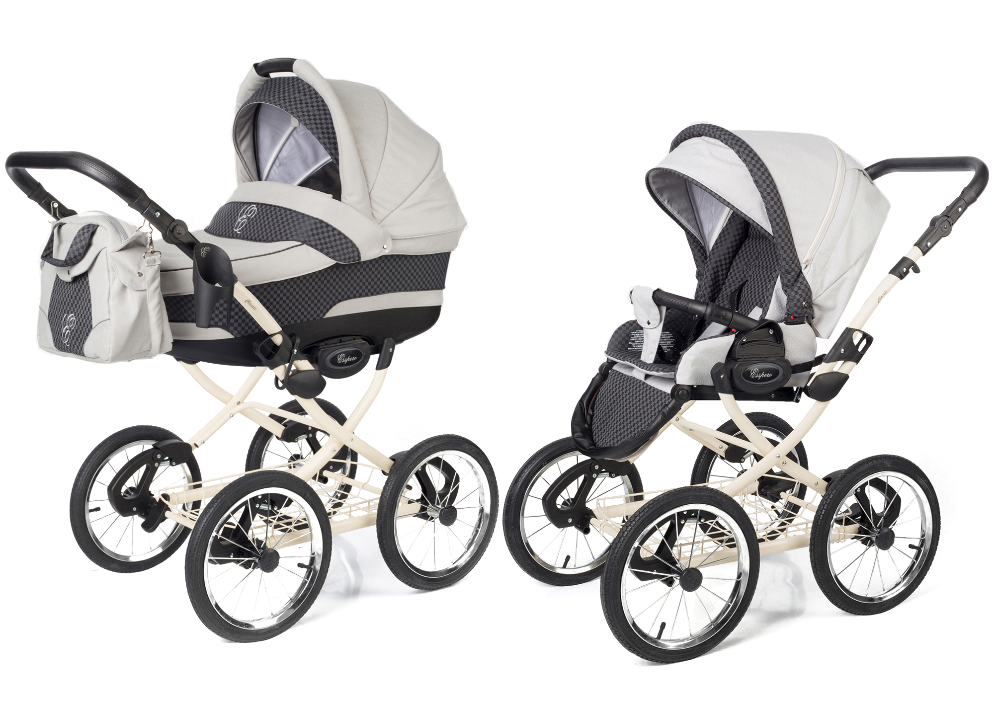 Коляска 2 в 1 Esspero Classic (шасси Beige) Light Chek