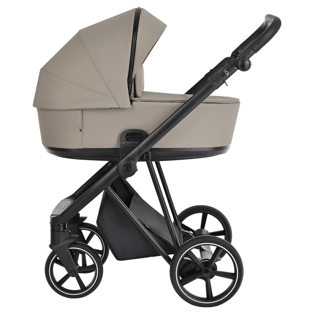 Коляска 2 в 1 Roan Sol Sesame/Black/руч.Черный