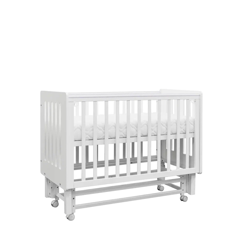 Детская кроватка ANTEMI Mari 120х60 с маятником Белый