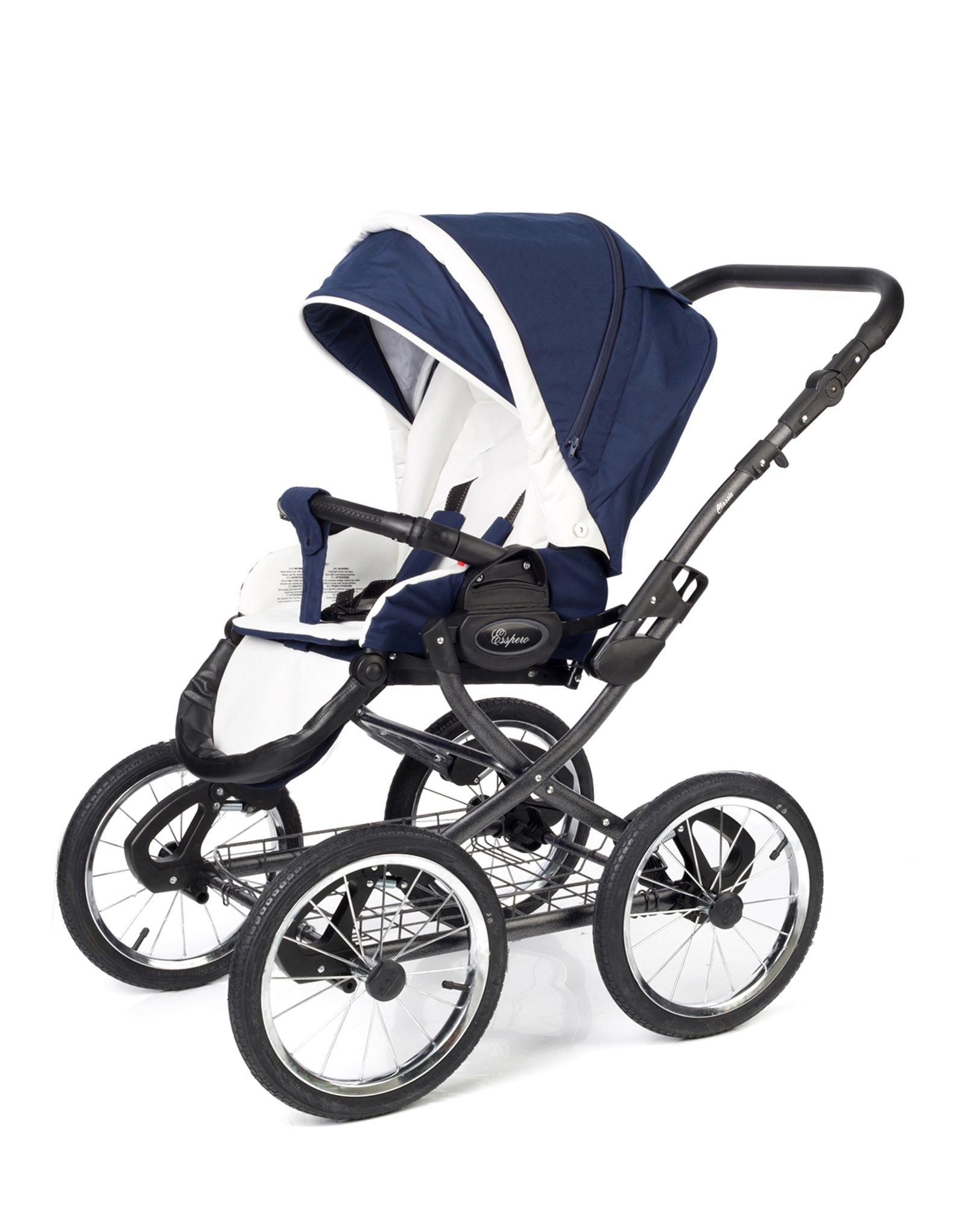 Прогулочная коляска Esspero Classic (шасси Graphite) Navy Lux