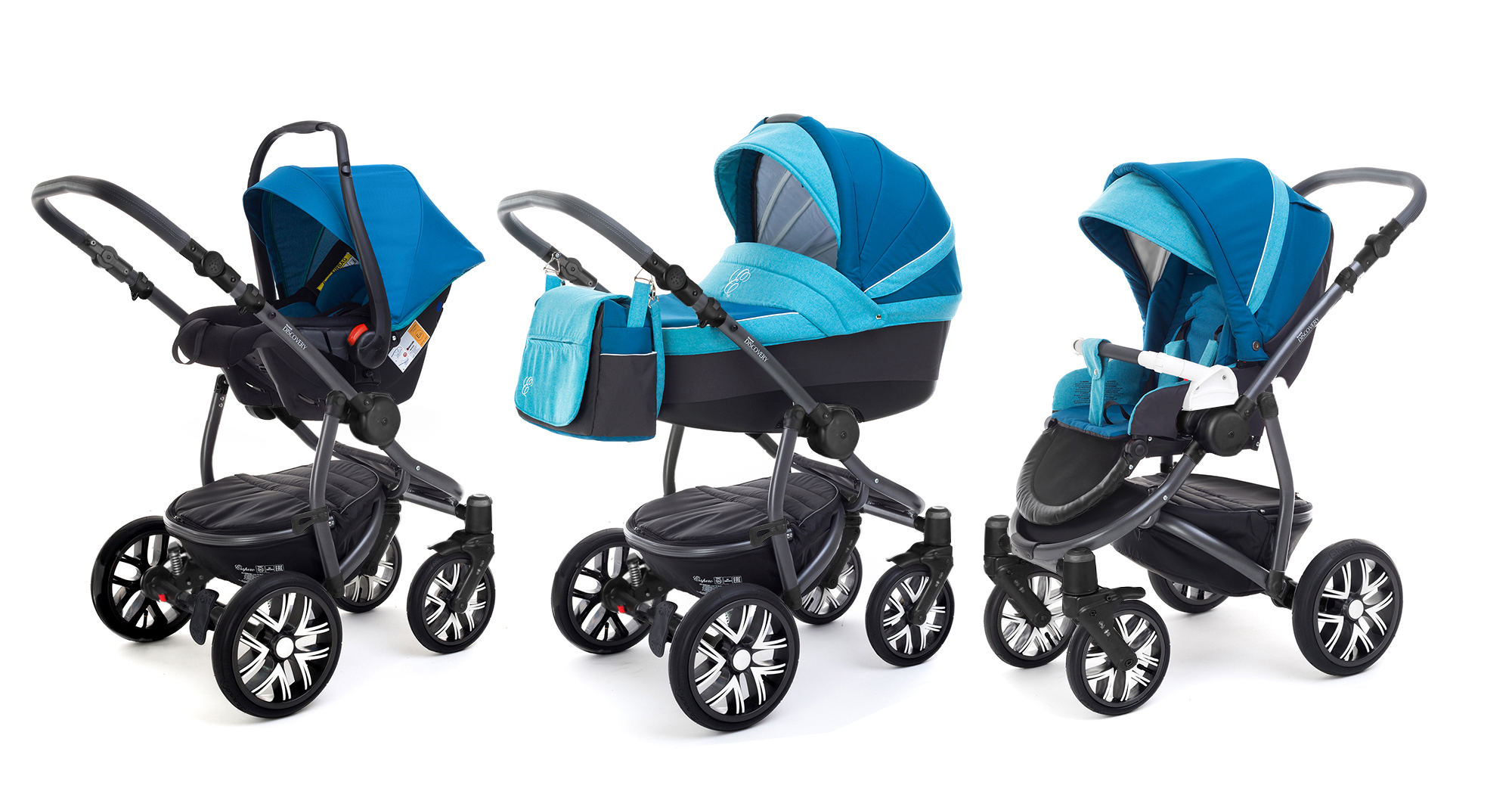 Коляска 3 в 1 Esspero Grand Discovery (шасси Graphite) Breeze
