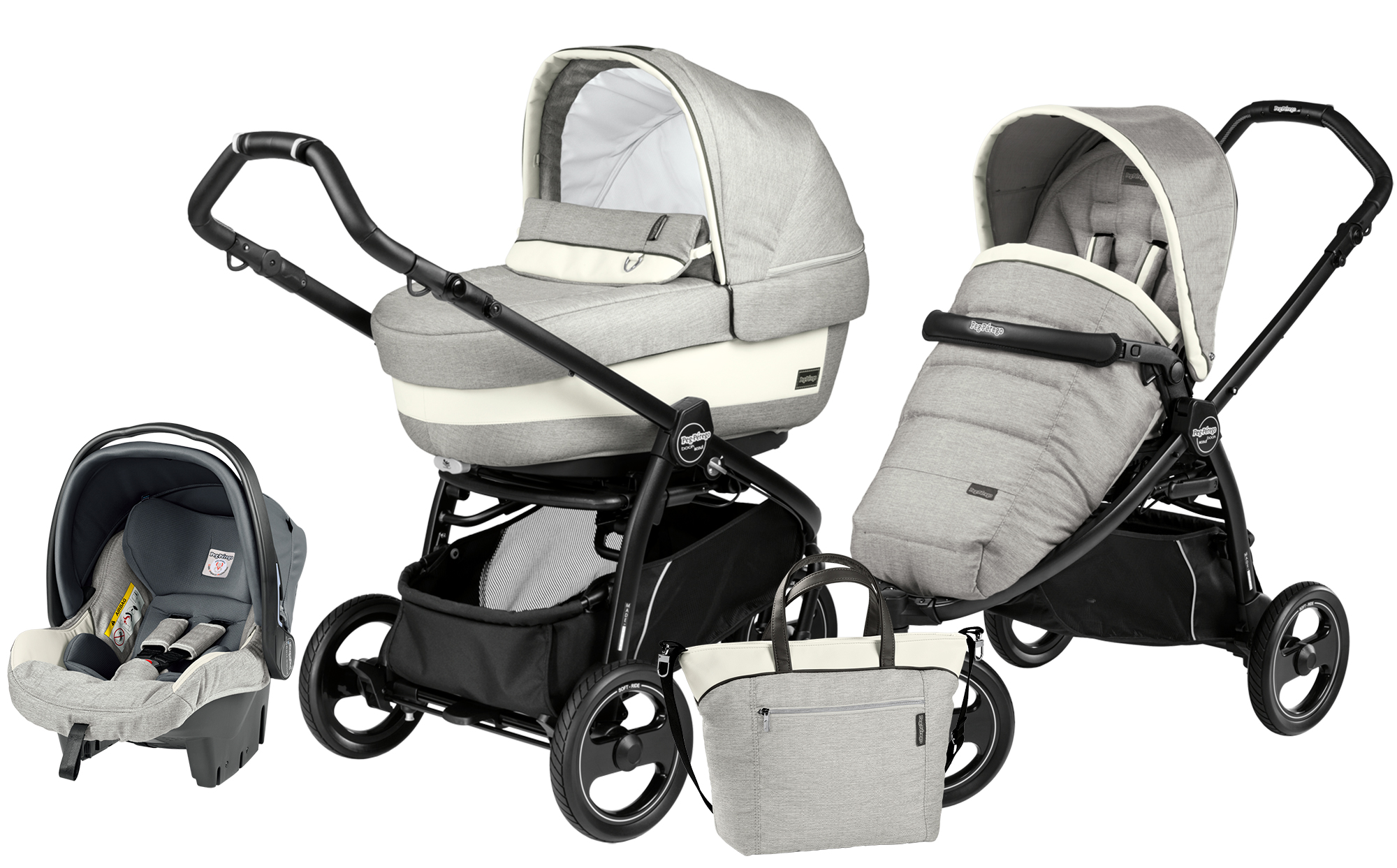 Коляска 3 в 1 Peg Perego Book Scout Elite Set Modular Luxe Opal
